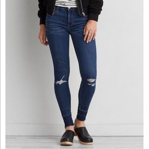 AE ripped jeggings